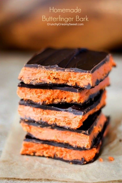 Homemade Butterfinger Bark Homemade Butterfinger Bark