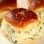 Cheesy Spinach Artichoke Dip Sliders Recipe spinach dip sliders 1 150x150 Cheesy Spinach Artichoke Dip Sliders Recipe