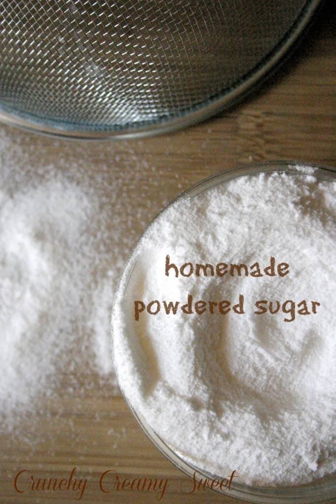 homemade powdered sugar