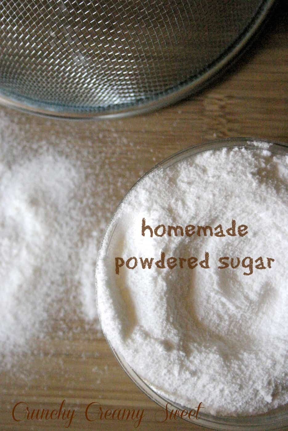 homemade powdered sugar Kitchen Know How: Homemade Powdered Sugar