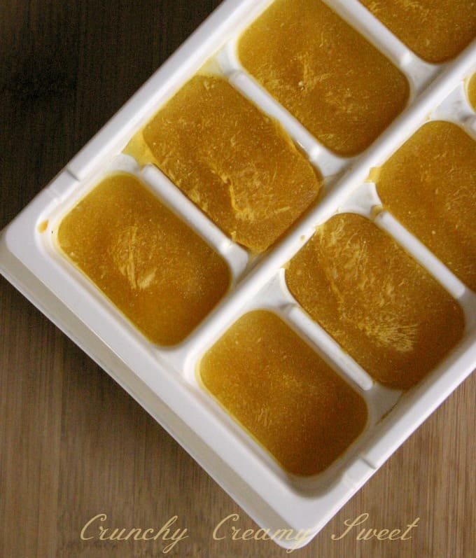 pumpkin cubes 2 Frozen Pumpkin Cubes & 10 Ways to Use Them