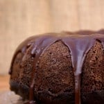 Chocolate Molasses Bundt Cake CrunchyCreamySweet.com