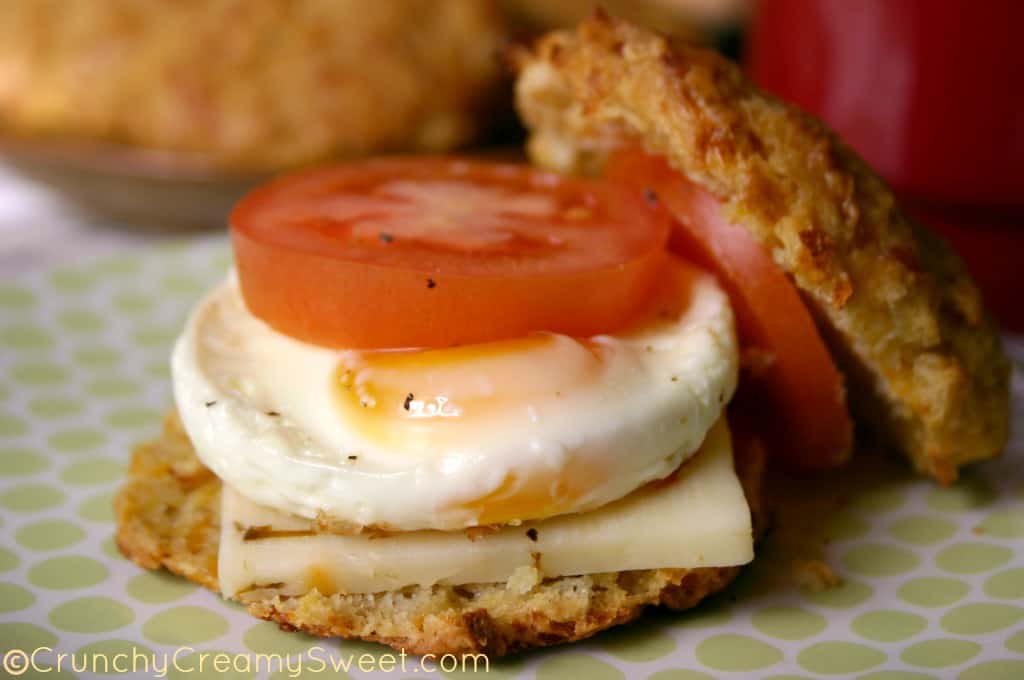 Sweet Potato Cheddar Biscuits CrunchyCreamySweet.com