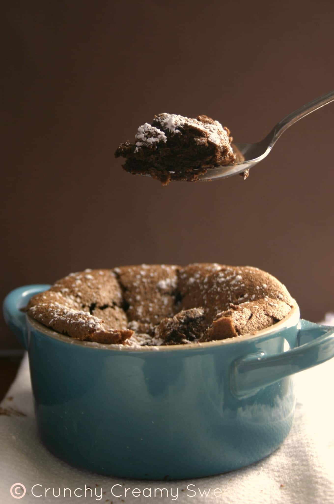  Chocolate Souffles - decadent dessert for the chocolate lovers. It's actually really easy to make and rich in flavor. 