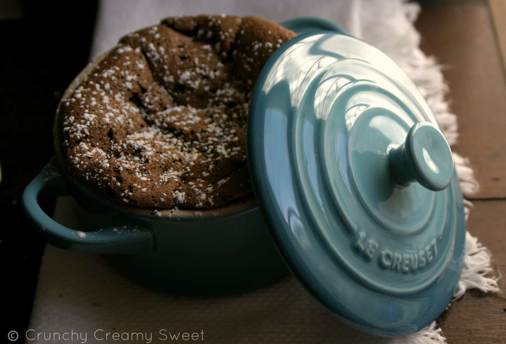  Chocolate Souffles - decadent dessert for the chocolate lovers. It's actually really easy to make and rich in flavor. 