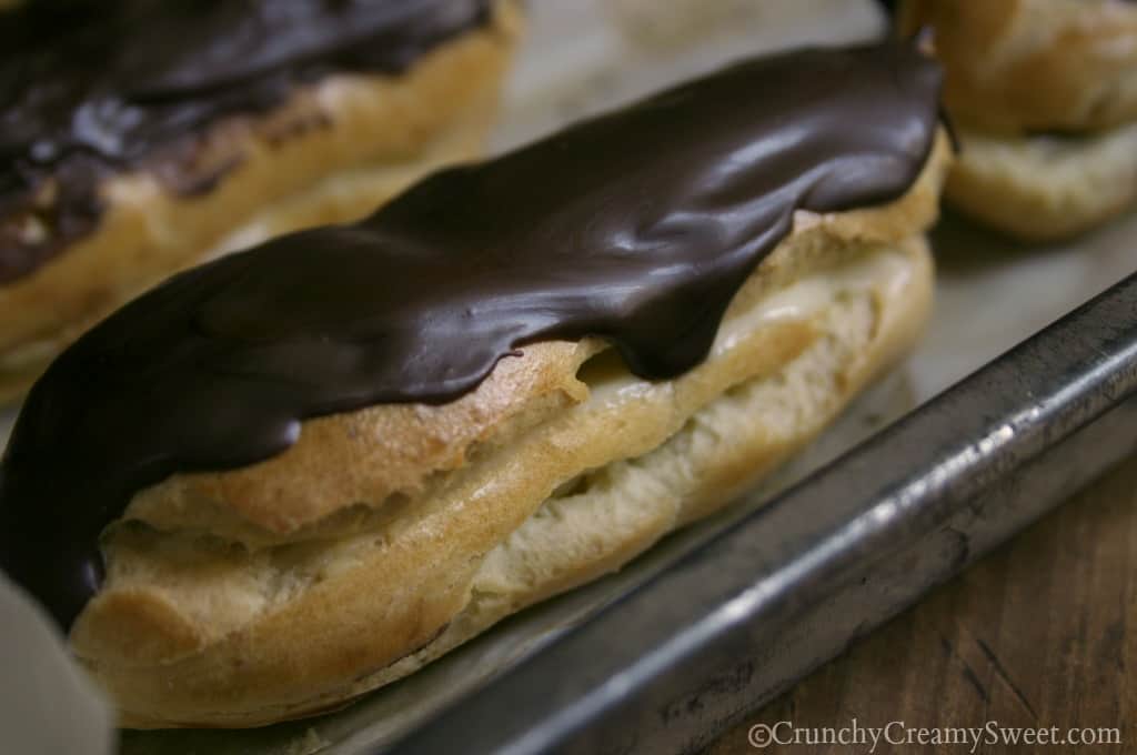 Eclairs CrunchyCreamySweet.com