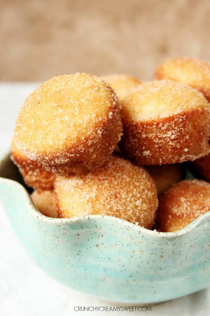 Cinnamon Sugar Mini Donut Muffins