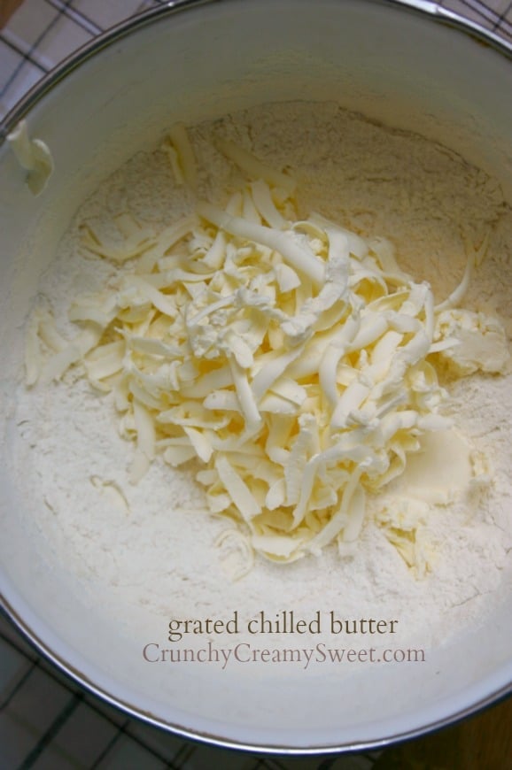 grated butter Drop Biscuits