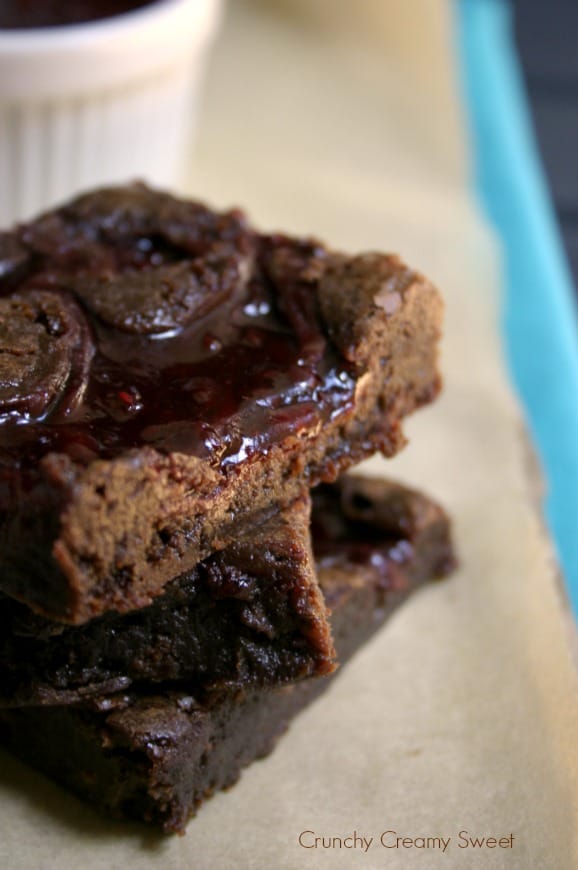 Fudgy Raspberry Brownies