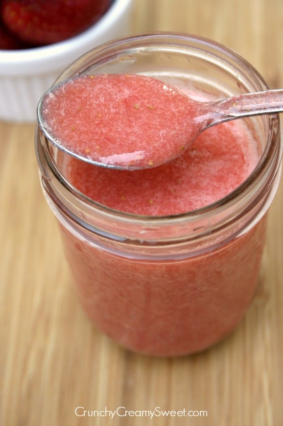 Strawberry Coulis (a dessert topping)