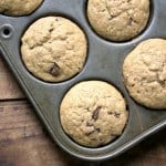 Fluffy Milk Chocolate Banana Muffins