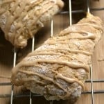 RecipeGirl's Banana Scones with Cinnamon Glaze