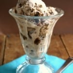 Fudge Brownie Ice Cream { no machine, no eggs }