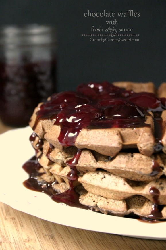 chocolate waffles 1 Peanut Butter Jelly Pancakes Recipe Card