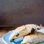 Raisin Scones with Brown Sugar and Cinnamon