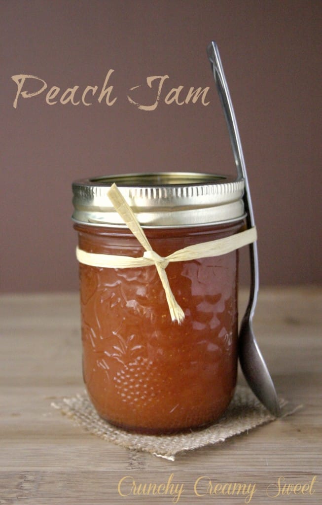Peach Jam Peach Sorbet Recipe Card