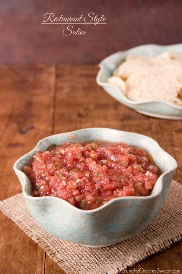 Restaurant Style Salsa