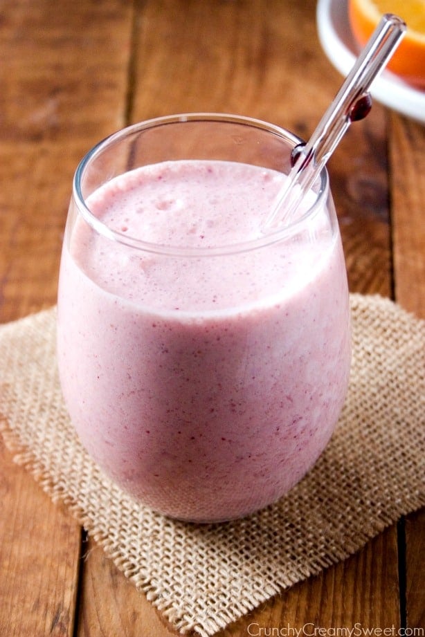 cranberry orange smoothie