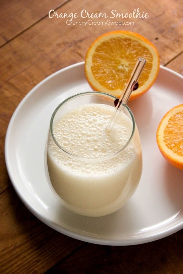 orange cream smoothie