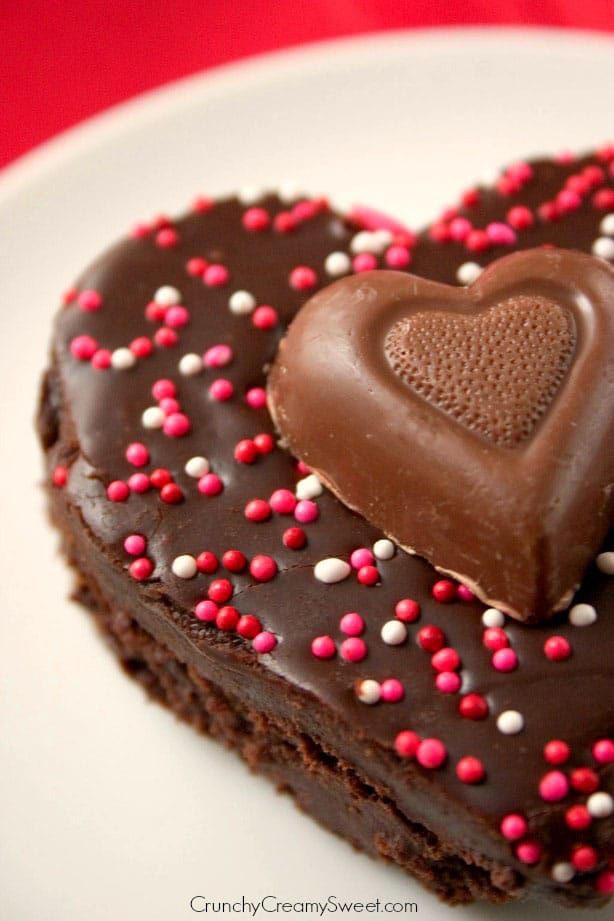 Heart Brownies