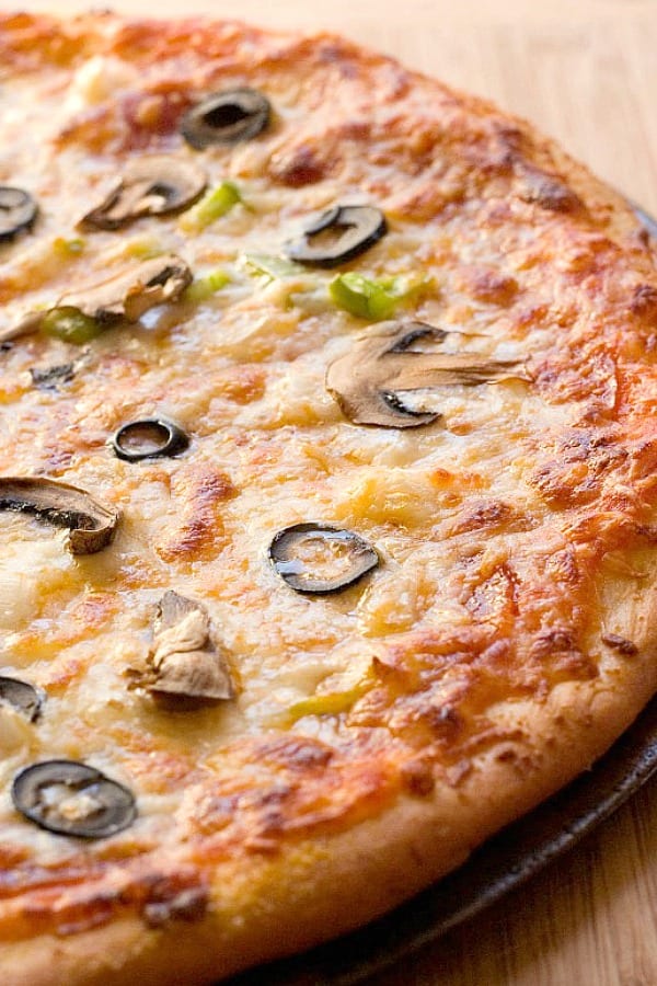 Homemade Pepperoni Pizza Crunchy Creamy Sweet