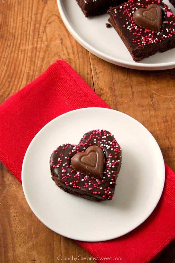 Fudge Brownies with Chocolate Ganache