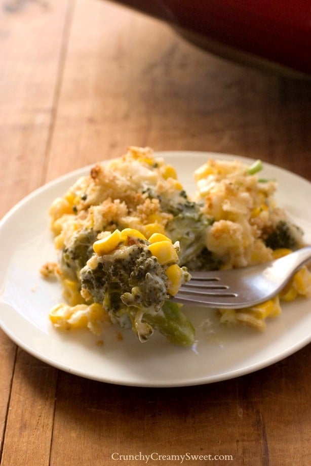 Cheesy Broccoli Corn Casserole Creamy and Cheesy Broccoli and Corn Casserole Recipe