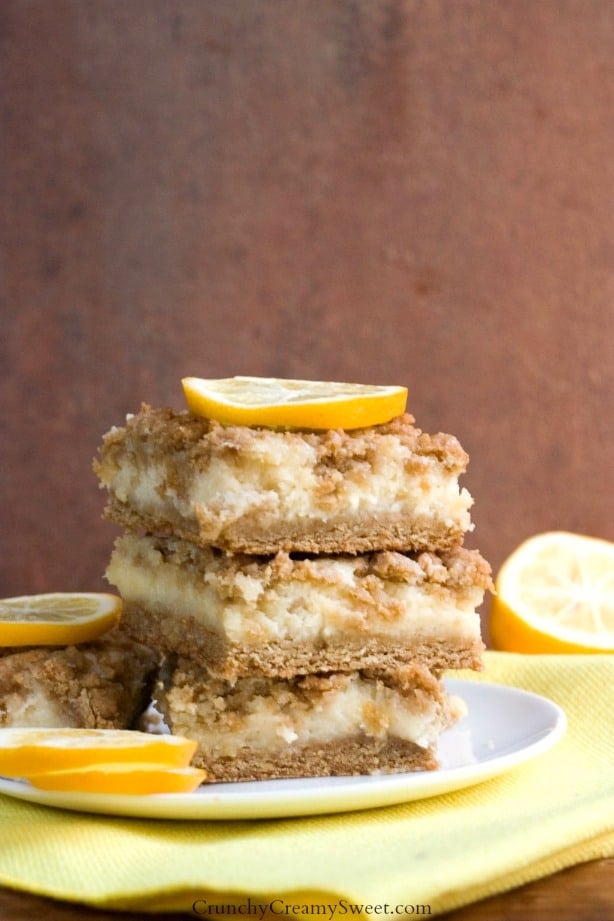 Creamy Lemon Crumb Bars