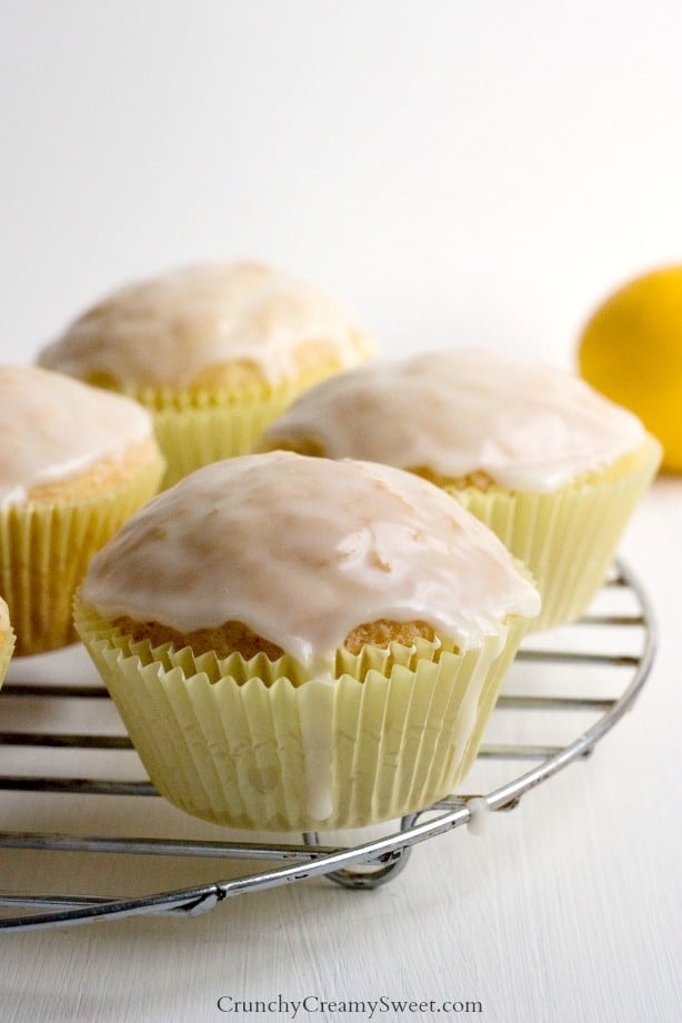 Lemon Muffins with Glaze