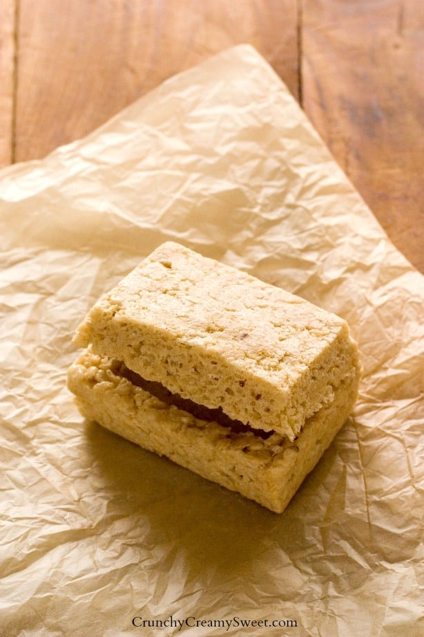 Pirate chest rice krispies treats on parchment paper.