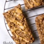 Chocolate Breakfast Cookie Bars recipe from crunchycreamysweet.com