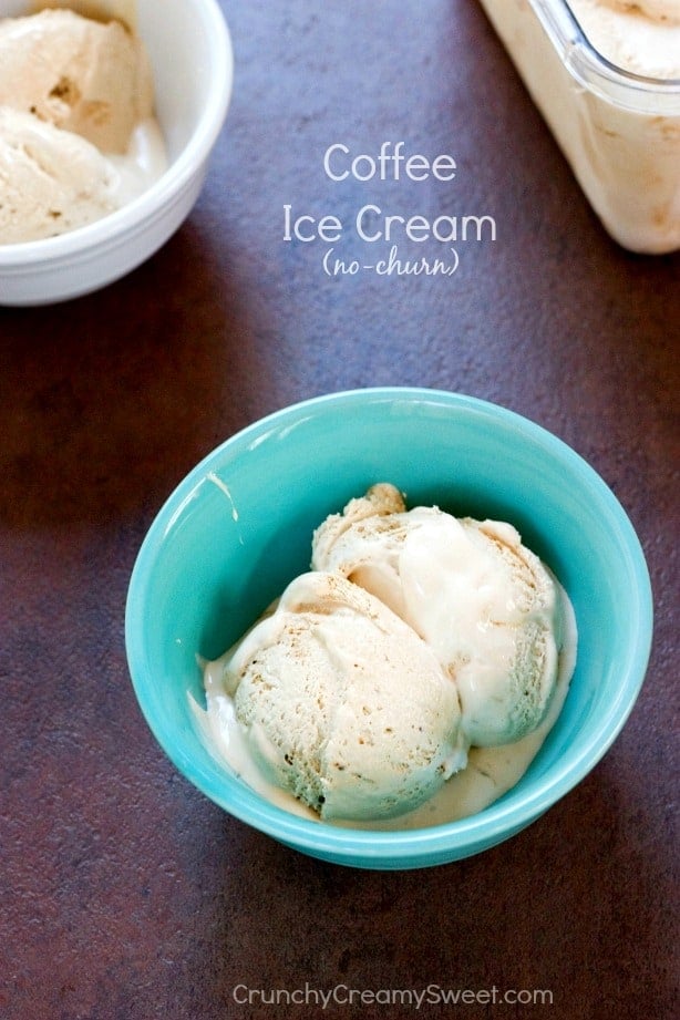 Easy No-Churn Ice Cream from Crunchy Creamy Sweet