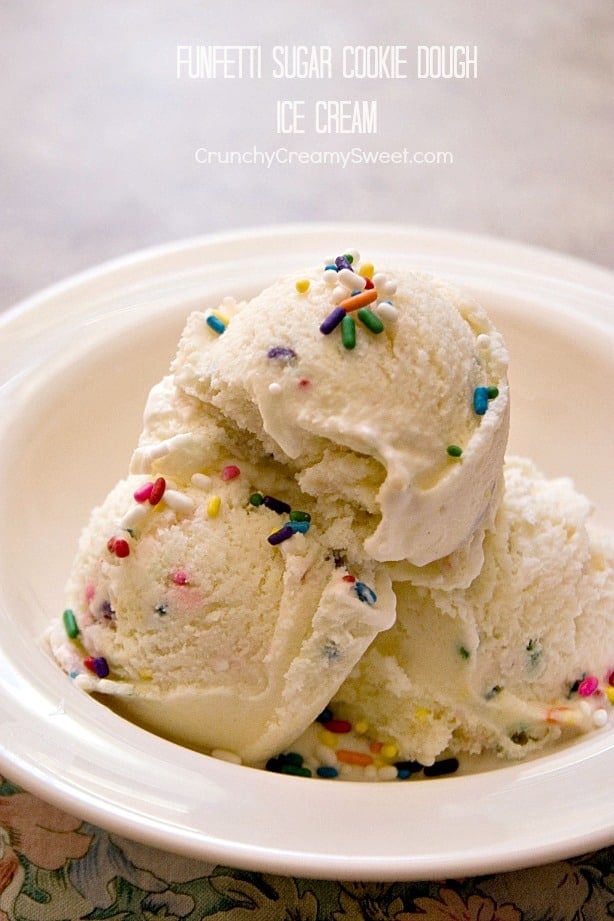 Funfetti Sugar Cookie Dough Ice Cream Recipe