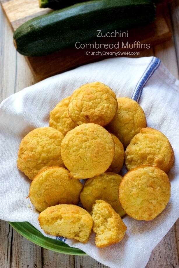 Zucchini Cornbread Muffins Zucchini Cornbread Muffins