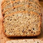 Banana Bread made with whole wheat flour and plain yogurt