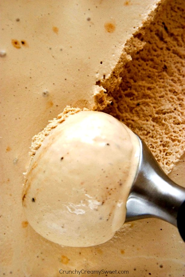 Coffee Ice Cream - soft-serve and no-churn