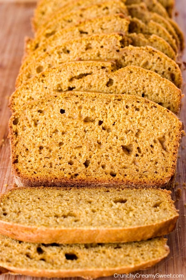 Pumpkin Bread with Cinnamon Cream Cheese Spread