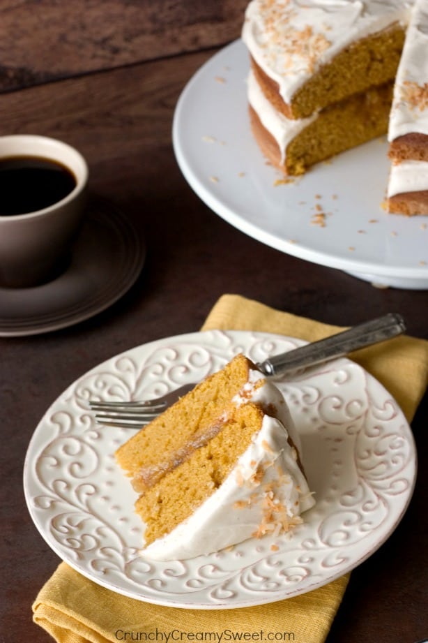 Pumpkin Layer Cake - easy and delicious fall dessert!