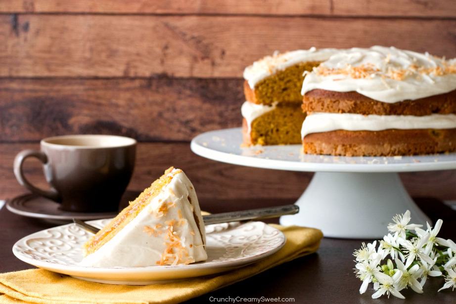 Pumpkin Layer Cake from Crunchy Creamy Sweet