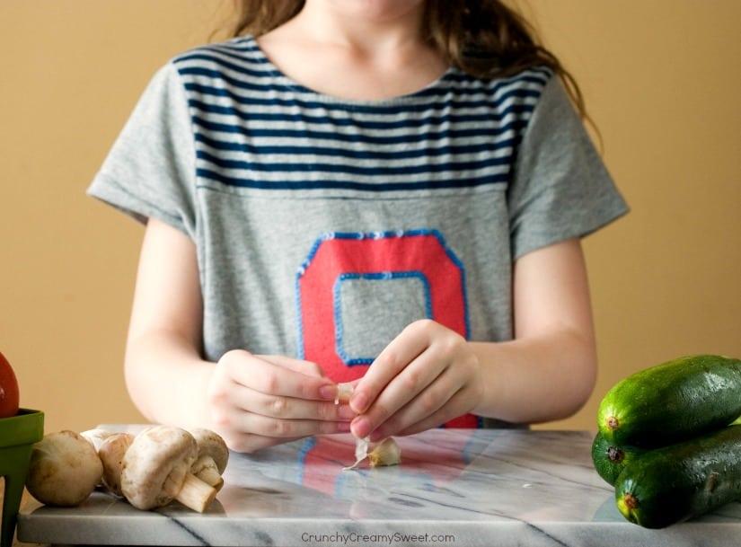 Veggie Preparation for a healthy lunch