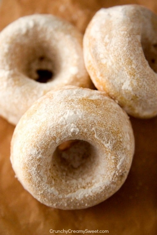 Mini Powdered Sugar Donuts