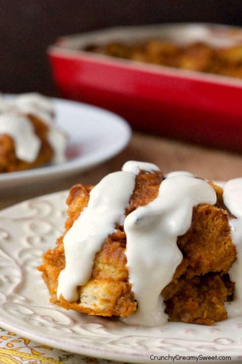 Pumpkin Orange Bread Pudding