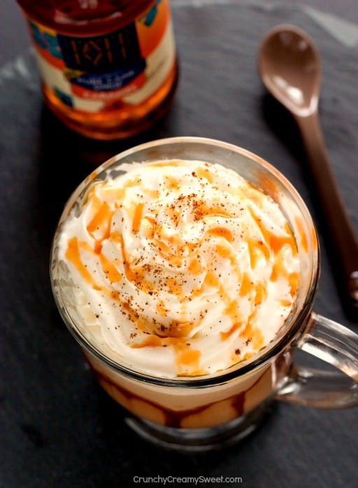 Caramel Mocha Latte - perfect fall hot drink