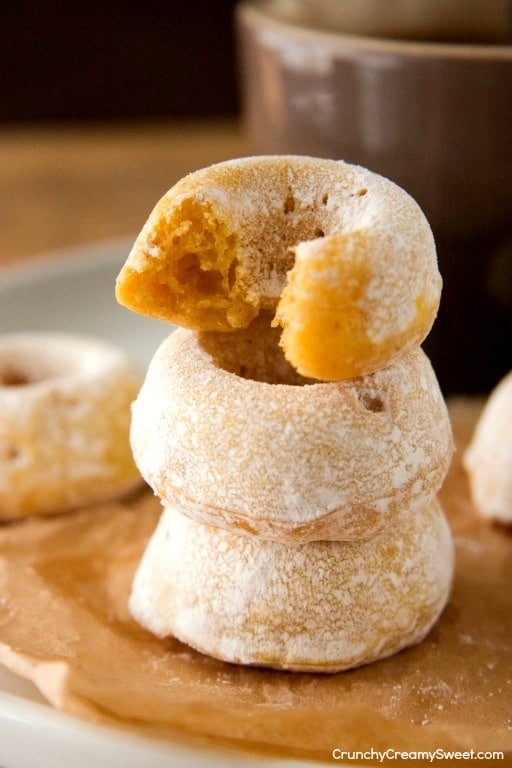 Mini Pumpkin Donuts