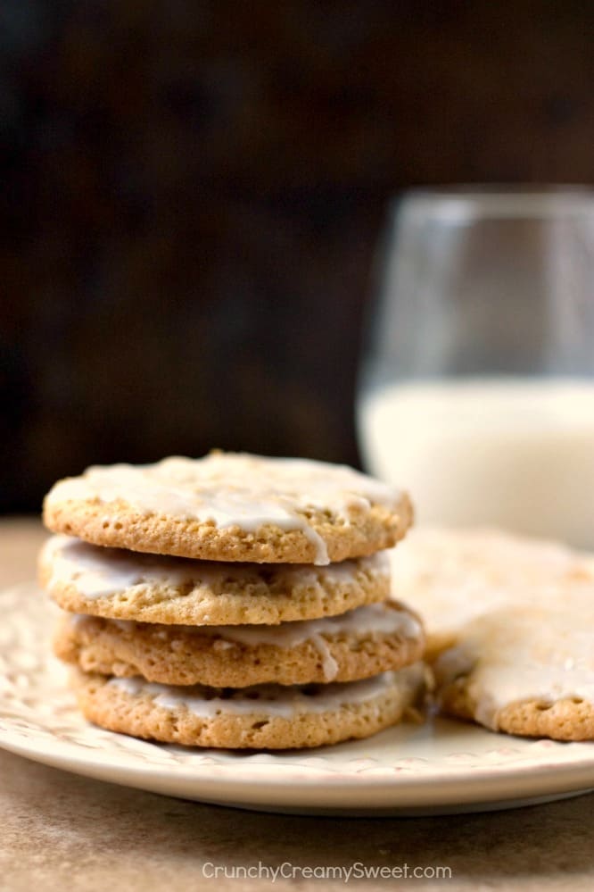 Glazed Oatmeal Cookies