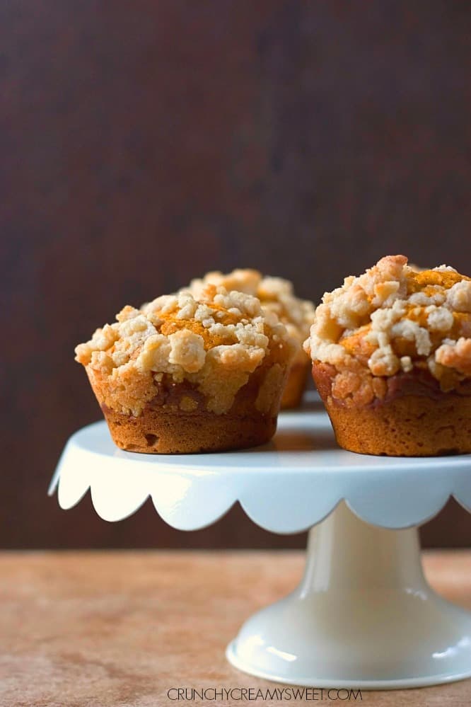 Pumpkin Muffins with Streusel Topping Favorite Thanksgiving Recipes Round Up