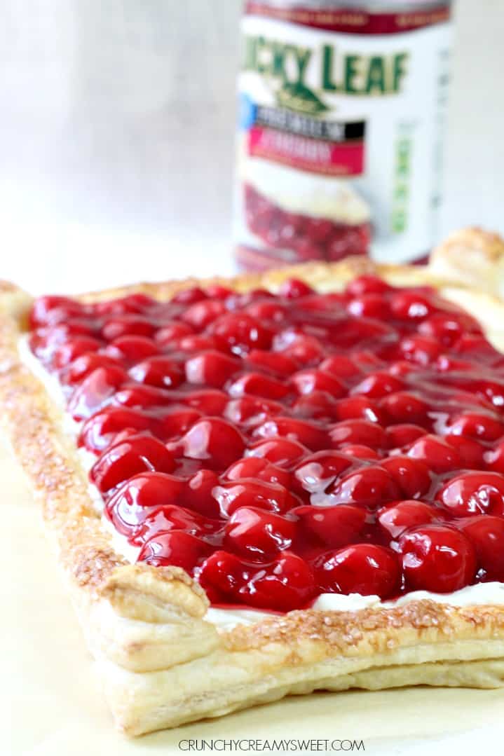 Puff Pastry Tart with Pie Filling