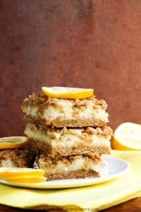 Creamy Lemon Crumb Bars