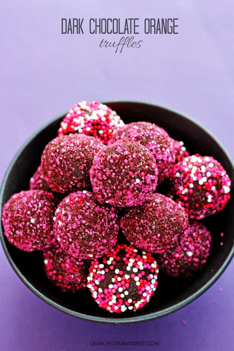 Dark Chocolate Orange Truffles