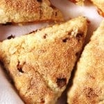 Snickerdoodle Scones with Cinnamon Chips @crunchycreamysw